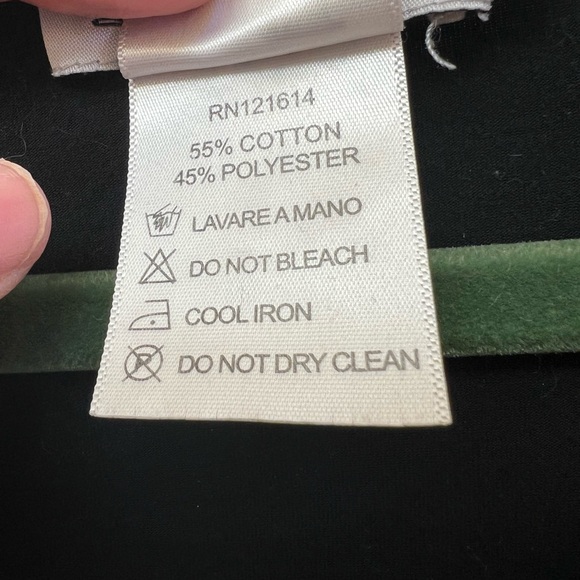 Dzhavael Couture Asymmetrical Tonal Black Mixed Media Midi Dress Size M - Picture 4 of 5